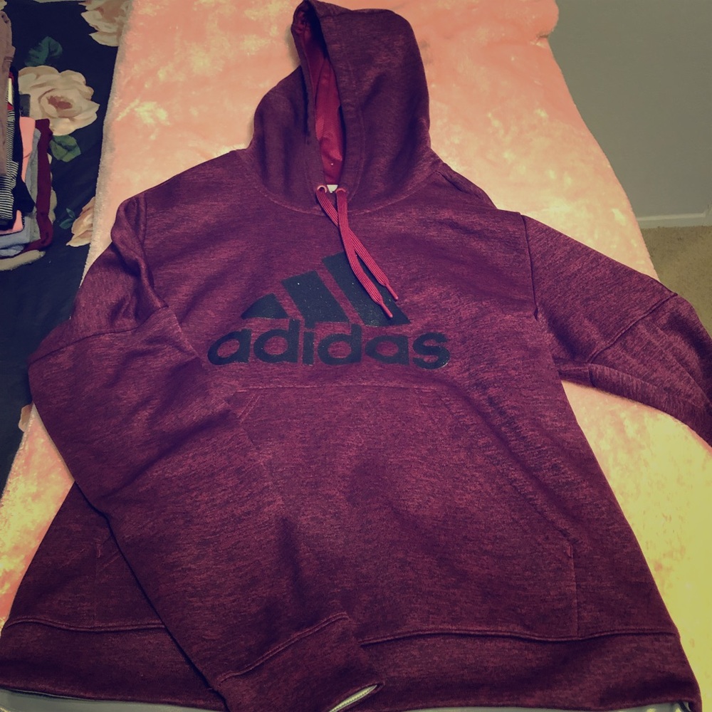 Thick Adidas Maroon Sweater